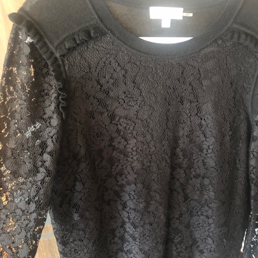 Lace sweatshirt